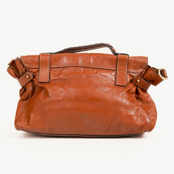 Mulberry Alexa Oak Soft Buffalo Leather Satchel - Picture 4 of 13
